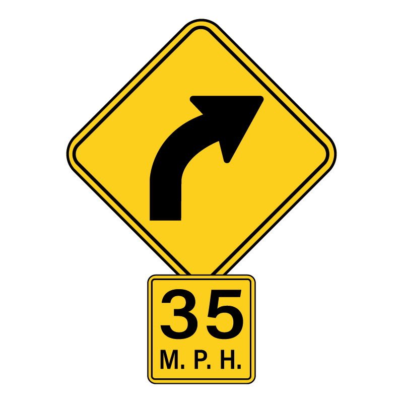 Advisory Speed Around Curve