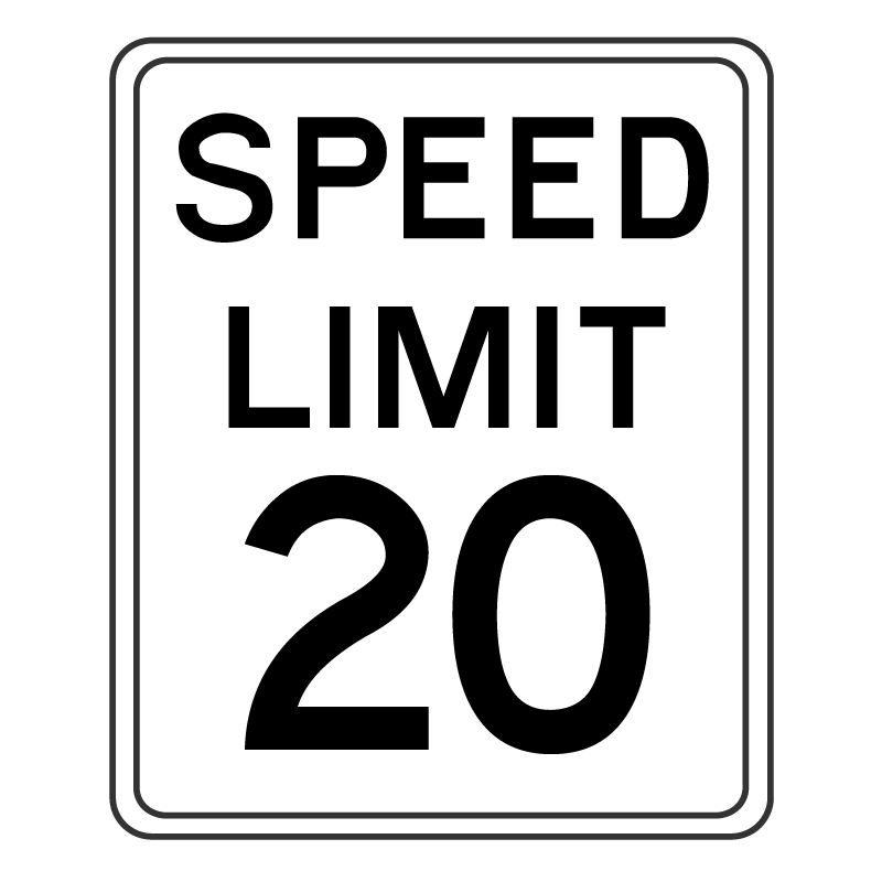speed limit 20