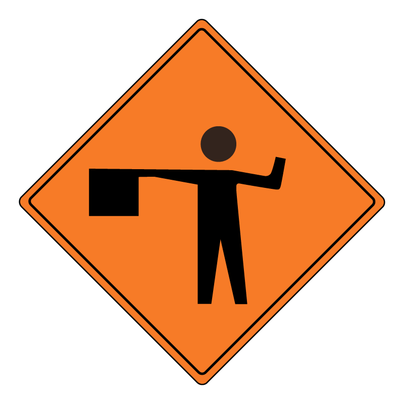 Flagger Ahead