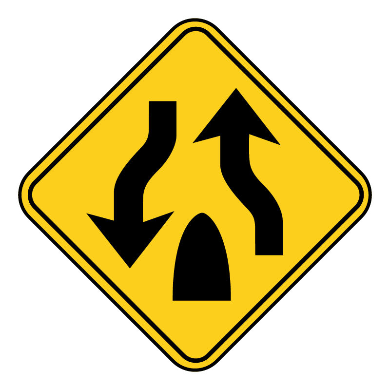 Divided Highway Ends