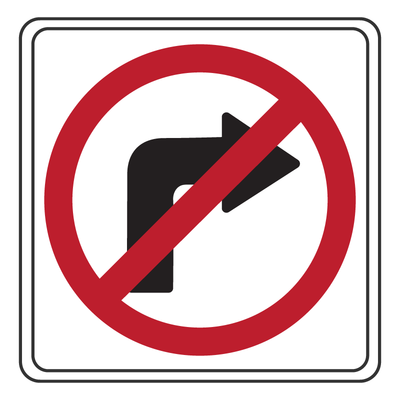 No Right Turn