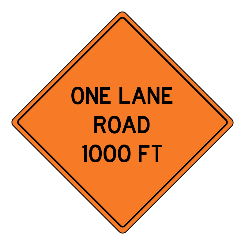 One Lane Road Ahead