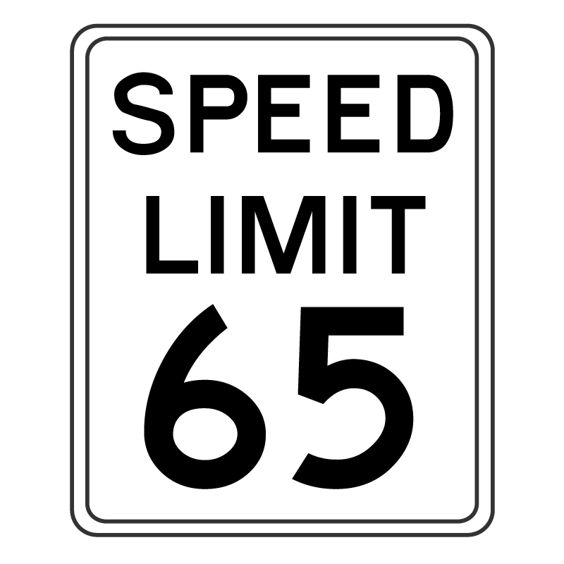 Posted speed limit