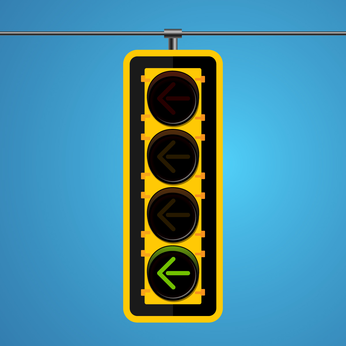 Green arrow traffic light